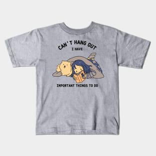 Can't hang out Kids T-Shirt